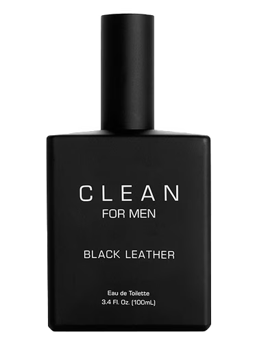 Clean For Men Black Leather