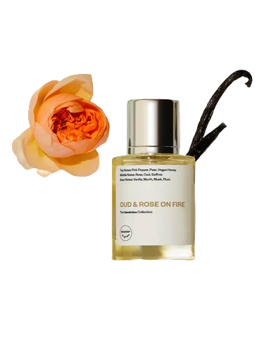 Oud & Rose on Fire